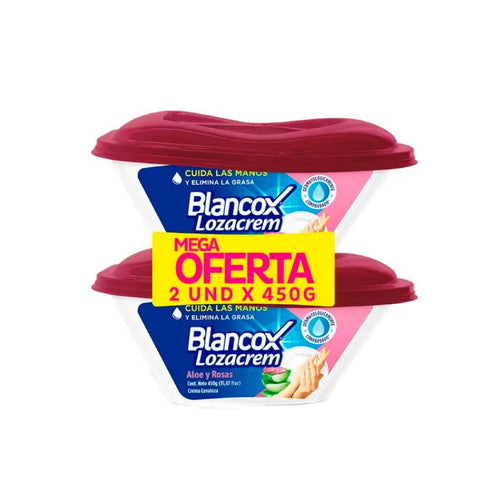 LAVALOZA CREM 2U 450G P.E ALOE